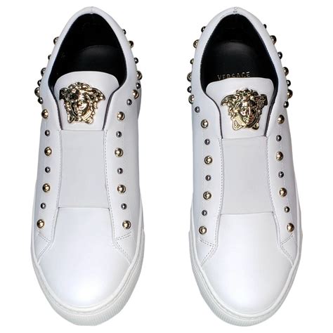 Versace white shoes